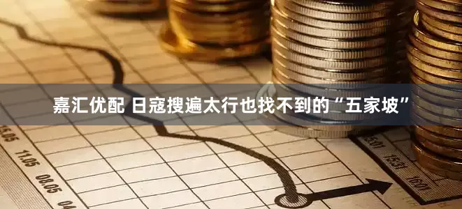 嘉汇优配 日寇搜遍太行也找不到的“五家坡”